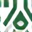 Gear and leaf icon