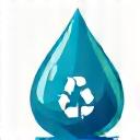 Water recycling icon